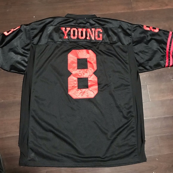 black steve young jersey